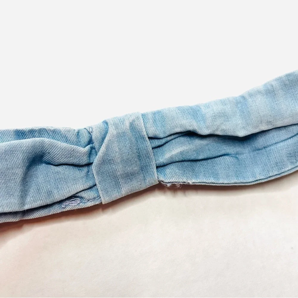 GIRL’S Stretchy Headbands Set of 3 Unicorn, Flower and Chambray